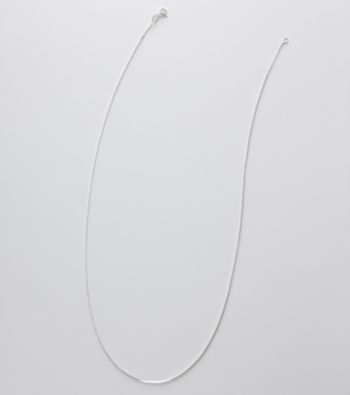 Silver 100 Box Chain Necklace