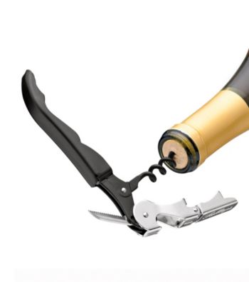 Wine Enthusiast Pulltap's Double-Hinged Waiters Corkscrew
