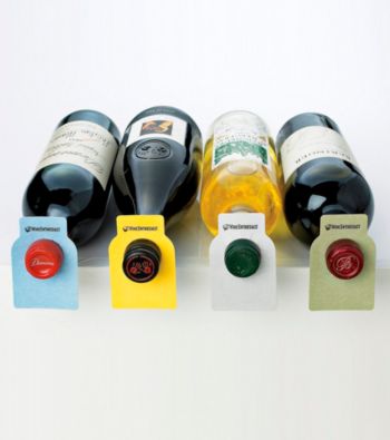 Wine Enthusiast 100 Color Coded Wine Bottle Tags