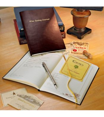 Wine Enthusiast Bonded Leather Wine Tasting Journal