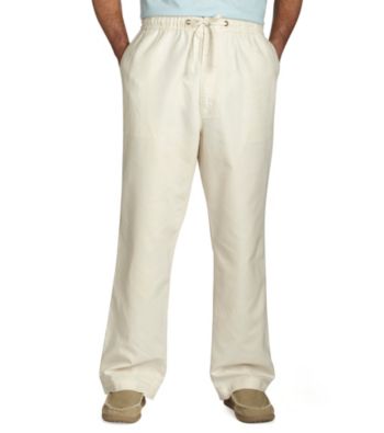 UPC 717151489034 product image for Island Passport® Men's Big & Tall Antique White Linen/Cotton Pants | upcitemdb.com