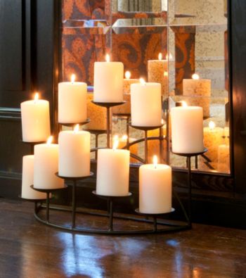 Holy & Martin™ Black Preston 10-Candle Candelabra