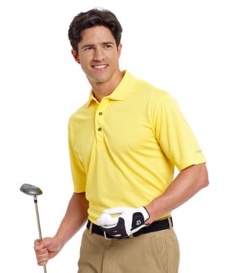 Izod® Men's Poly Solid Grid Polo