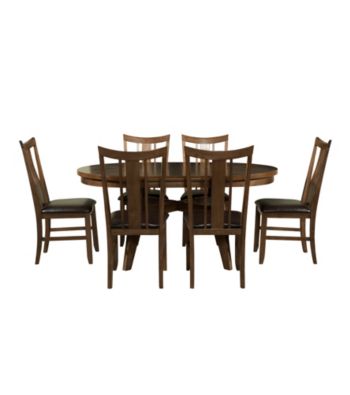 Powell® Café Tiburon American Walnut 7-pc. Dining Room Set