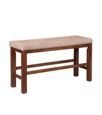 Powell® Café Kraven Dark Hazelnut Counter-Height Dining Bench