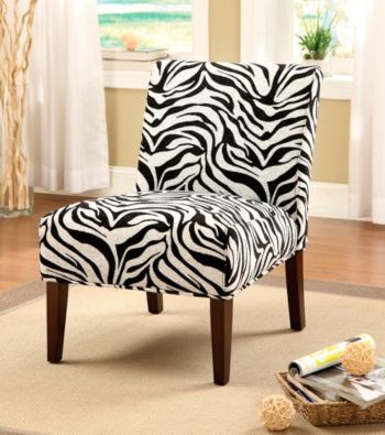 Acme Aberly Zebra Accent Chair