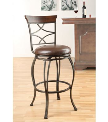 Acme Set of 2 Tavio Traditional Swivel Bar Chairs