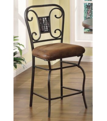Acme Set of 2 Tavio Contemporary Counter Chairs