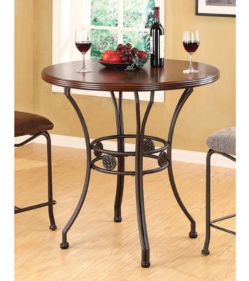 Acme Tavio Contemporary Metal Counter Table