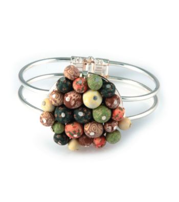 Viva Beads® Flat Cluster Cuff Bracelet - New Harvest