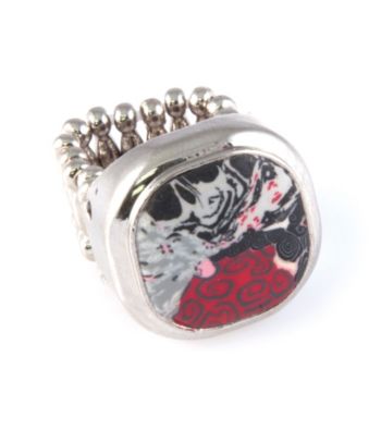 Viva Beads® Stretch Cocktail Ring - Candy Apple