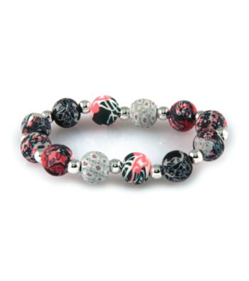 Viva Beads® Silverball 12mm Chunky Bracelet - Candy Apple
