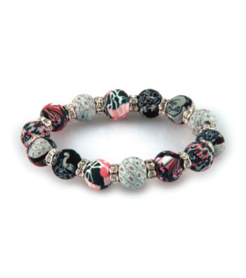 Viva Beads® Crystal 12mm Chunky Bracelet - Candy Apple