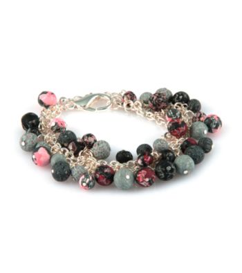 Viva Beads® Beaded Mesh Chain Bracelet - Candy Apple