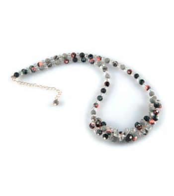 Viva Beads® Crystal Rope Cluster Necklace - Candy Apple