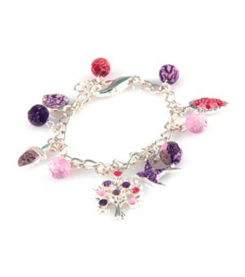 Viva Beads® Charm Chain Bracelet - Plum Orchard