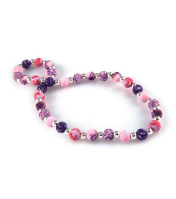 Viva Beads® Silverball 8mm Classic Necklace - Plum Orchard