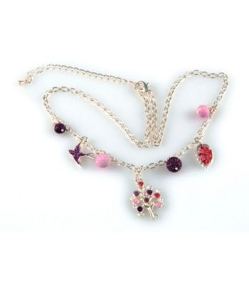 Viva Beads® Charm Necklace - Plum Orchard