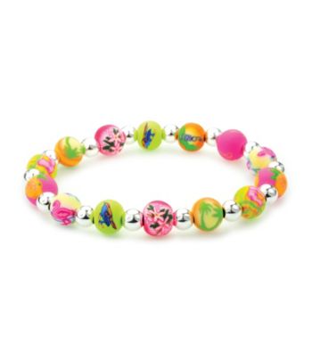 Viva Beads® Resort 8mm Classic Silverball Bracelet - Multicolored