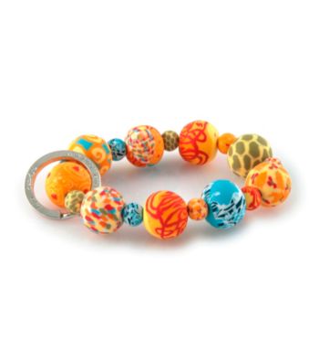 Viva Beads® Keychain Wrist Pumpkin Spice - Orange