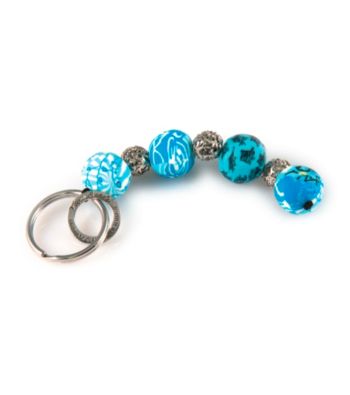 Viva Beads® Keychain 4-ball - Blue Brook
