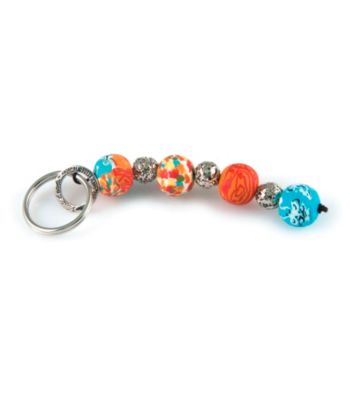Viva Beads® Keychain 4-ball Pumpkin Spice - Orange