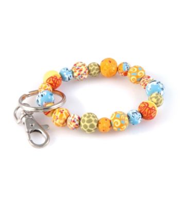 Viva Beads® Keychain 10mm Clip Pumpkin Spice - Orange