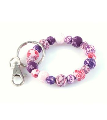 Viva Beads® Keychain 10mm Clip - Plum Orchard