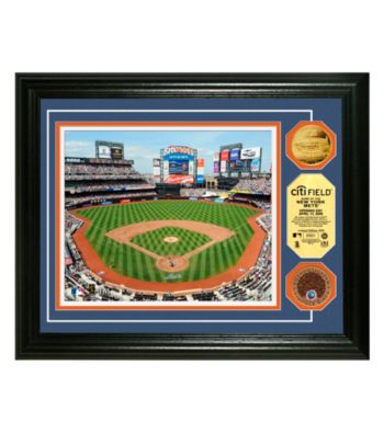 Highland Mint MLB® New York Mets CitiField 24KT Gold & Infield Dirt Coin Photo Mint