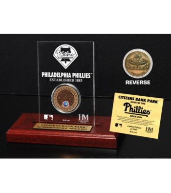Citizens Bank Park Infield Dirt Coin Etched Acrylic by Highland Mint