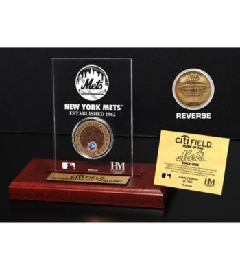 CitiField Infield Dirt Coin Etched Acrylic by Highland Mint