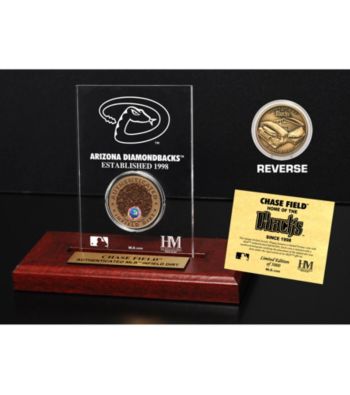 Chase Field Infield Dirt Coin Etched Acrylic by Highland Mint