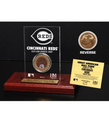 Great American Ball Park Infield Dirt Coin Etched Acrylic by Highland Mint