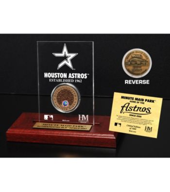 Minute Maid Park Infield Dirt Coin Etched Acrylic by Highland Mint