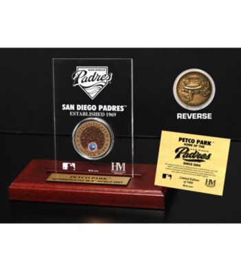 Petco Park Infield Dirt Coin Etched Acrylic by Highland Mint