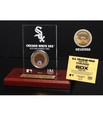 US Cellular Infield Dirt Coin Etched Acrylic by Highland Mint
