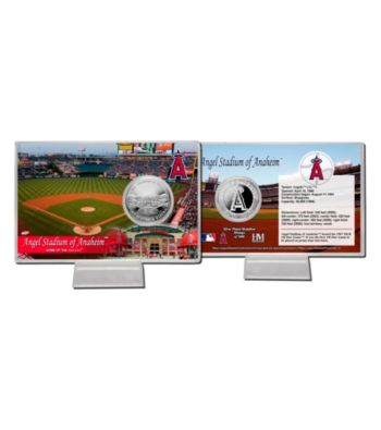 Angels Stadium Silver Coin Card by Highland Mint