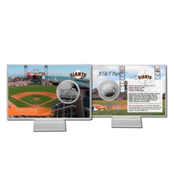 AT&T Park Silver Coin Card by Highland Mint
