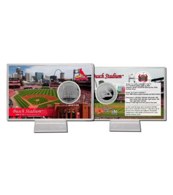 Busch Stadium Silver Coin Card by Highland Mint