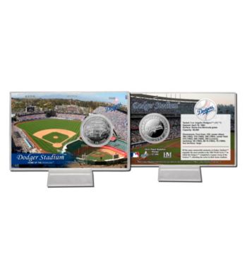 Dodger Stadium Silver Coin Card by Highland Mint