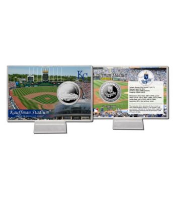 Kaufmann Stadium Silver Coin Card by Highland Mint