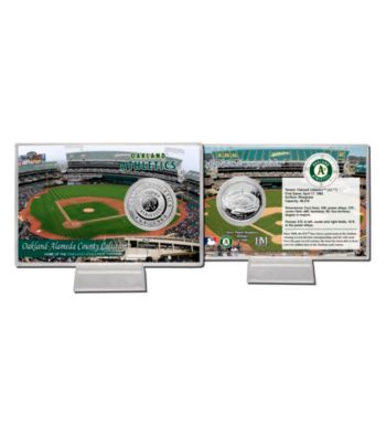Oakland-Alameda County Coliseum Silver Coin Card by Highland Mint