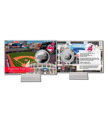 Progressive Field Silver Coin Card by Highland Mint