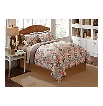 Cherries 3-pc. Comforter Set by LivingQuarters Loft