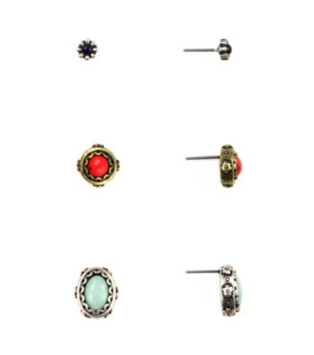 Nine West Vintage America Collection® Stud Earring Trio Set