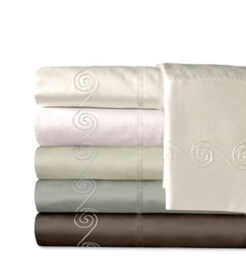 Veratex® Supreme Sateen 800-Thread Count Egyptian Cotton Swirl Sheet Sets