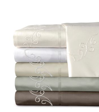 Veratex® Supreme Sateen 800-Thread Count Egyptian Cotton Scroll Sheet Sets