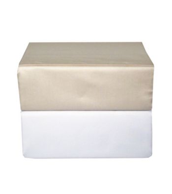 Veratex® Supreme Sateen 1200-Thread Count Egyptian Cotton Solid Sheet Sets