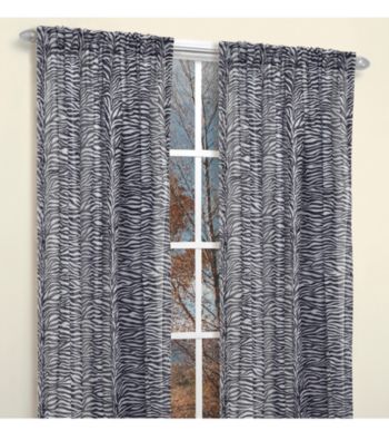 Zebra Window Panel 2-pc. Set by Famous Home Fashions®