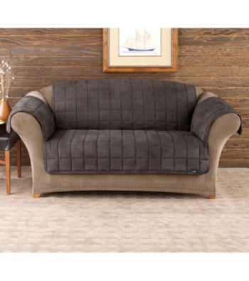 Sure Fit® Deluxe Quilted Microfiber Pet Loveseat & Sofa Slipcover